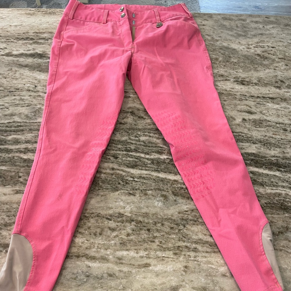 TuffRider Size 26 Neon Pink Riding Breeches